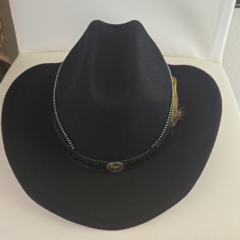 Men's Black Cowboy Hat